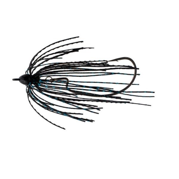 G-CLACK Rubber Jig Free Rubber #2/0 #002 Black Blue F