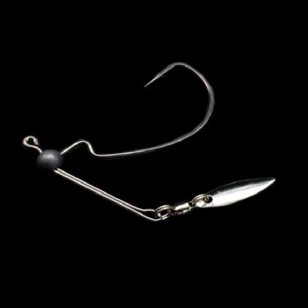 G-CLACK Jig Head Cone Head Stealth Blade #1/0 1/32oz (Silver)