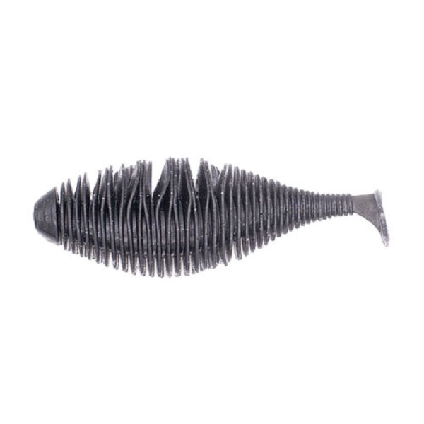 G-CLACK Worm Bellows Gill Swimmer 3.2 inch #253 Solid Black