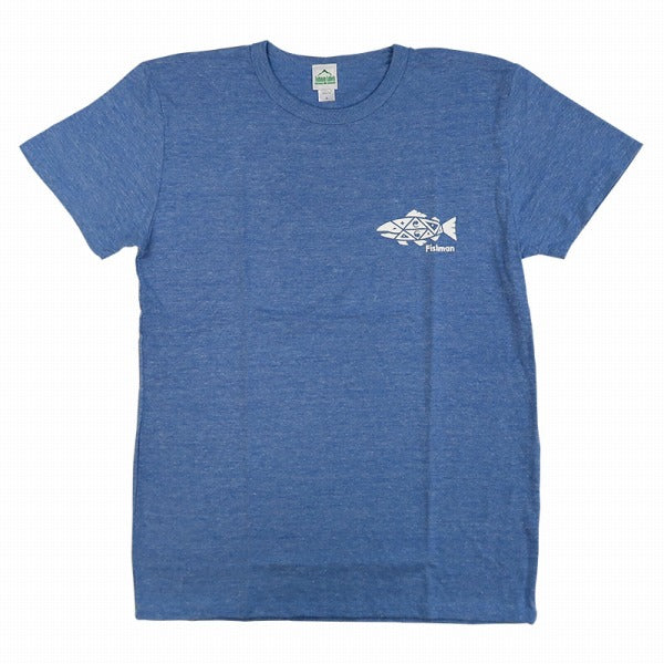 Fishman Amulet Fish T-shirt AP-00208 S Heather Blue