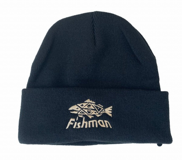 Fishman Amulet Fish Knit Cap CAP-1 Free Black