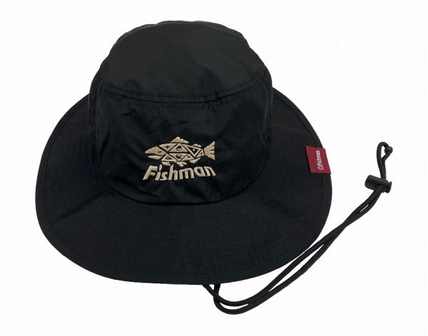 Fishman Amulet Fish Water Repellent Safari Hat CAP-4 Free Black