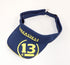 Breeden Cool Dry Sun Visor #151/01 Navy x Yellow