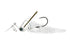 DSTYLE Rubber Jig D Alpha Blade Jig 3/8oz White Shiner
