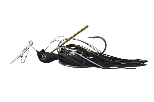 DSTYLE Rubber Jig D Alpha Blade Jig 3/8oz Midnight Black