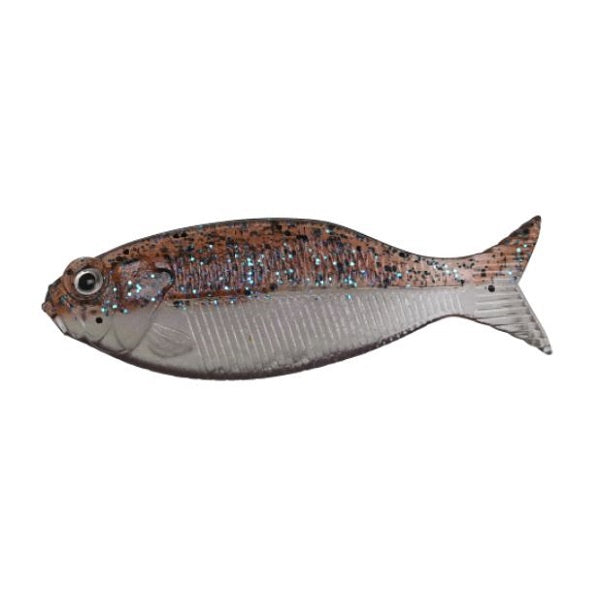 D-Style Worm Gilura 2.5 inch Cinnamon Blue Shad