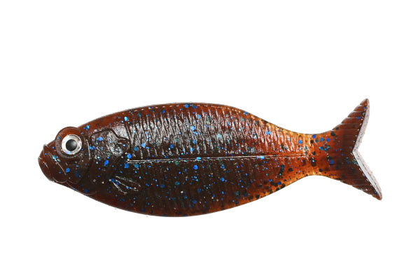 D-Style Worm GILLUULA 3.5 inch Scappanon Blue Flake