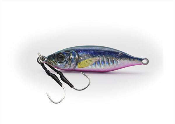 Little Jack Metal Jig Metal Addict-06 80g #04 Blue Pink Horse Mackerel