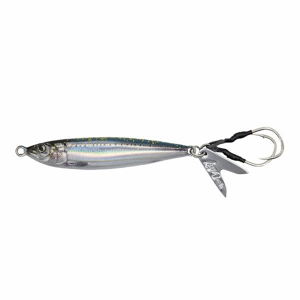 Little Jack Metal Jig Metal Addict-ZERO 60g #08 BACK GOLD LAME SARDINE GLOW BELLY