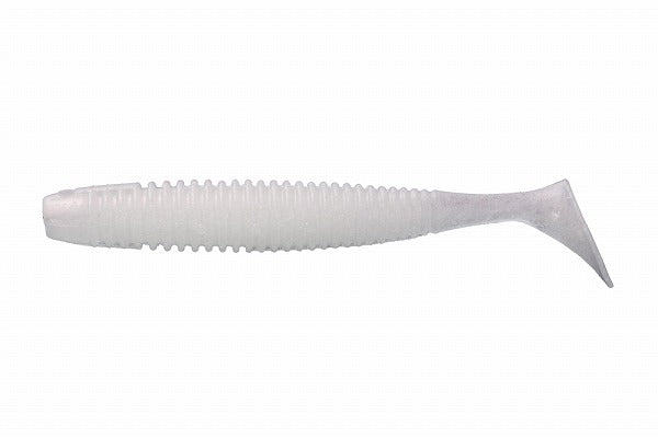 OSP Worm HP Shad Tail 3.6 inch W017 Pearl Glow (Musk)