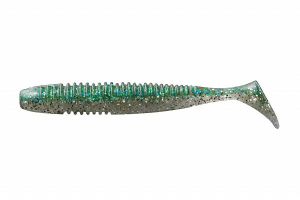 OSP Worm HP Shad Tail 3.6 inch TW172 Green Sardine