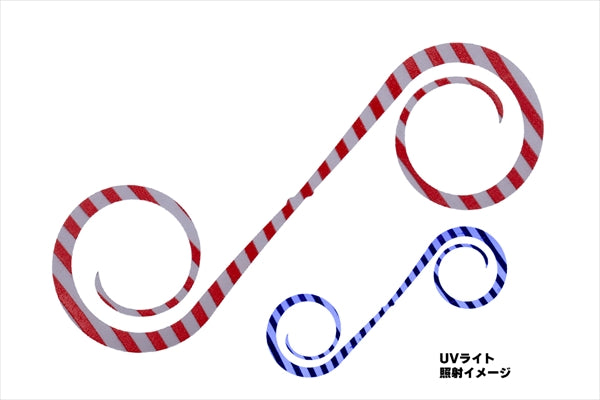 OSP Tairaba Tairaba Necktie Finesse W Curly TR02 Clear Keimura/Red Zebra