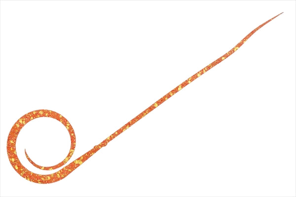 OSP Tairaba Tairaba Necktie Finesse Straight Curly TR04 Orange/Gold Holo & Red Glitter