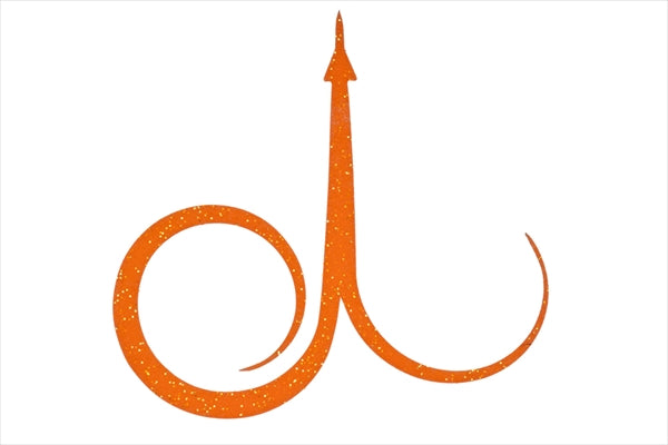 OSP Tairaba Tairaba Necktie Asymmetrical Curly TR07 Orange Gold Glitter