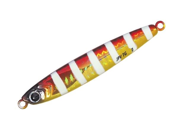 Major Craft Jigpara Vertical Tungsten 60g #077 Zebra Red Gold