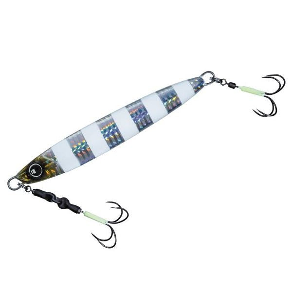 Major Craft Metal Jig FJTJ-130 First Jig Hairtail 130g #7 Zebra Glow