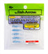 Fish Arrow Flasher Worm 1 #4 Clear Blue