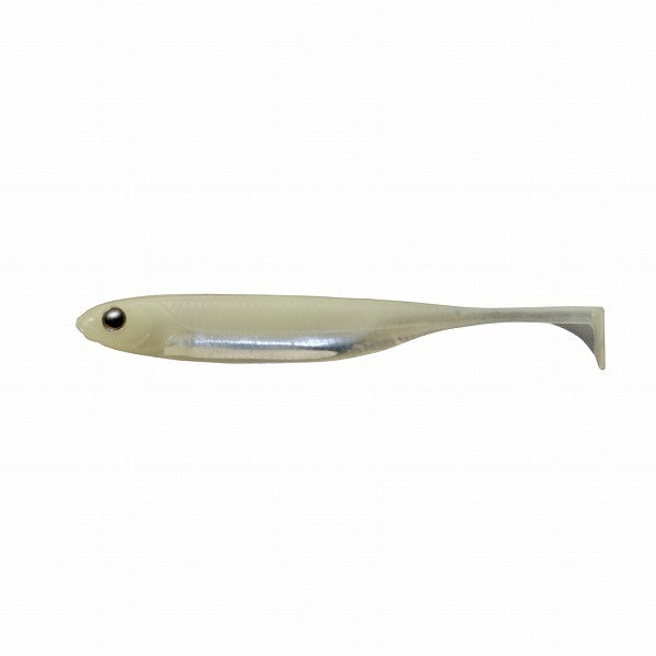 Fish Arrow Worm Judd 4 inch SW Luminow Baglow/Silver