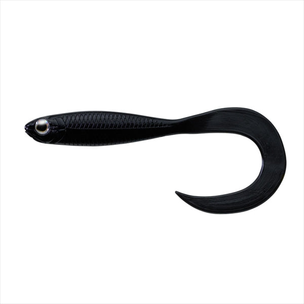 Fish Arrow Flash J Curly 2 inch #150 Solid Black