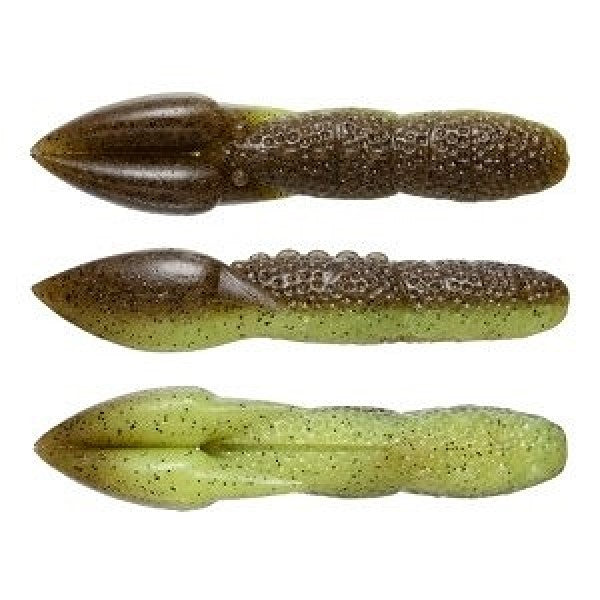 Fish Arrow Bass Lure Heavy Poop 3.6 inch #06 Green Pan/Chart