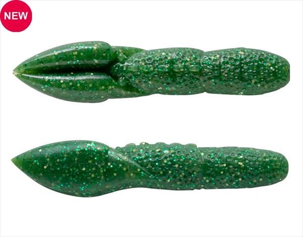 Fish Arrow Worm Heavy Poop 3.6 inch #07 Lime Chart