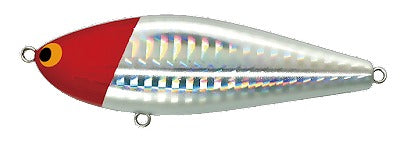 Pozidriv Garage Seabass Lure Zigzag Bait 80 #02 RHF (Red Head/Foil)