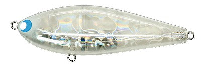 Pozidriv Garage Seabass Lure Zigzag Bait 80 #10 WEB (White Blue Eye)