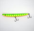 Pozidriv Garage Seabass Lure Swing Wobbler 125S X665 Lime Chart Tiger