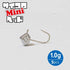 Clear Blue Dice Head Mini 1.0g