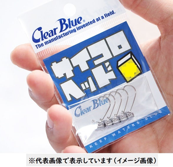 Clear Blue Dice Head Jr. 0.4g