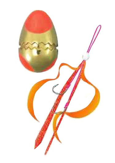 Shimoda Fishing Gear Scrambled Eggs 120g 02 Plated Gold Red