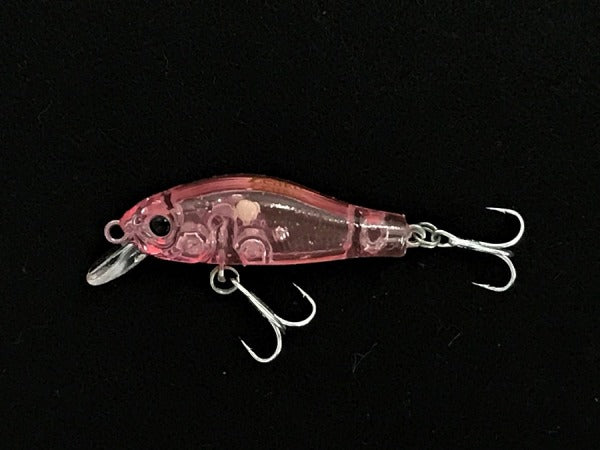 Sieg Zelz Floating Minnow 3.6cm Pink Glitter