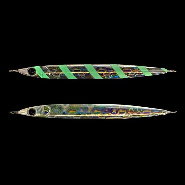 Sieg Metal Jig RS Long 60g Zebra Glow