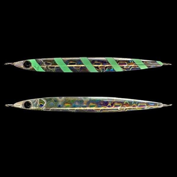 Sieg Metal Jig RS Long 80g Zebra Glow