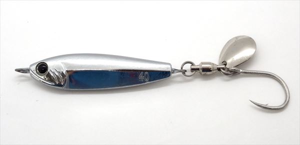 Sieg Metal Jig F Sardine Blade 40g Silver Plated UV