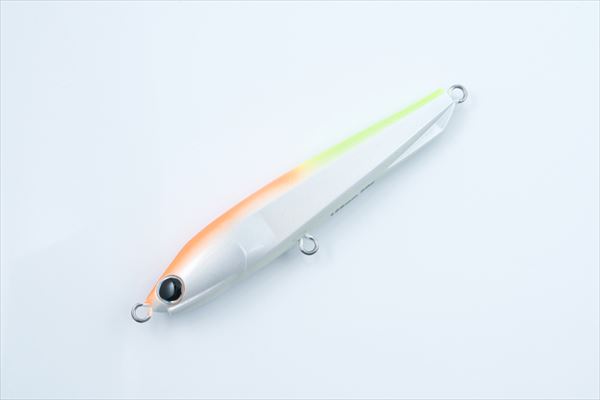 Sieg Seabass Lure FF Pencil 110 40g Pearl White Orange Chart GB