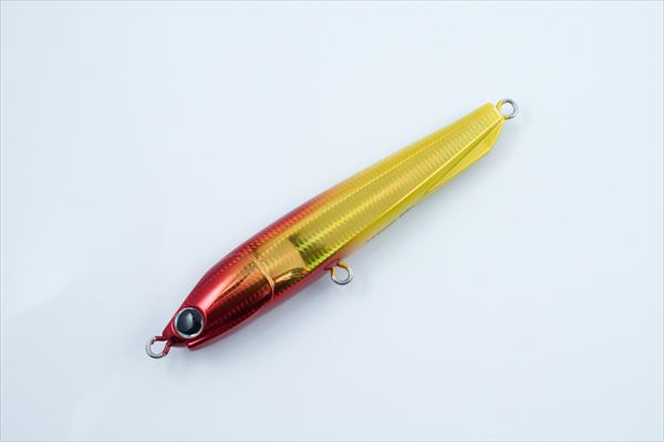 Sieg Seabass Lure FF Pencil 110 40g Gold Red Chart