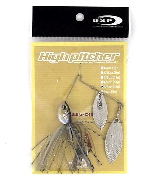 OSP Spinnerbait Buzzbait High Pitcher 5/8oz DW Spark Ice Shad