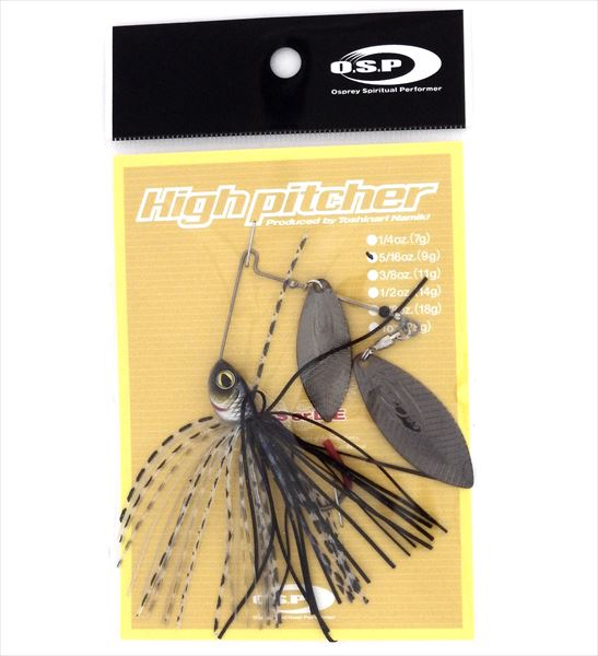 OSP Spinnerbait High Pitcher 5/16oz DW Black Shiner