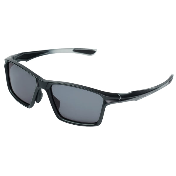 BUNNYWALK Polarized Glasses BW-0250F [Gray Polarized Lens] Frame: Matte Black x Clear Gray