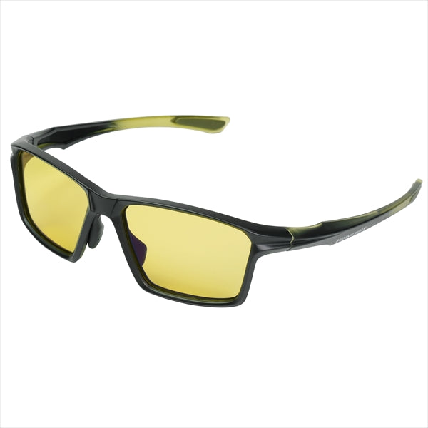 BUNNYWALK Polarized Glasses BW-0251Y [Night Lens] Frame: Matte Black x Clear Olive