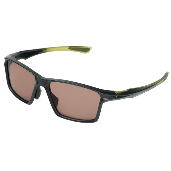 BUNNYWALK Polarized Glasses BW-0251C [Pop-up Lens] Frame: Matte Black x Clear Olive