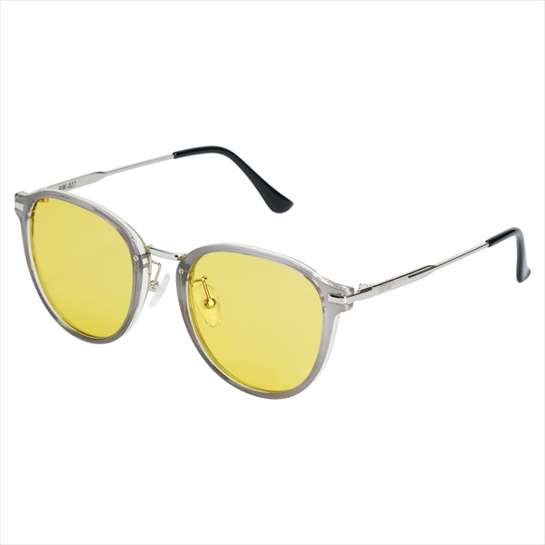 BUNNYWALK Polarized Glasses BW-0272Y [Night Lens] Frame: Ash Gray