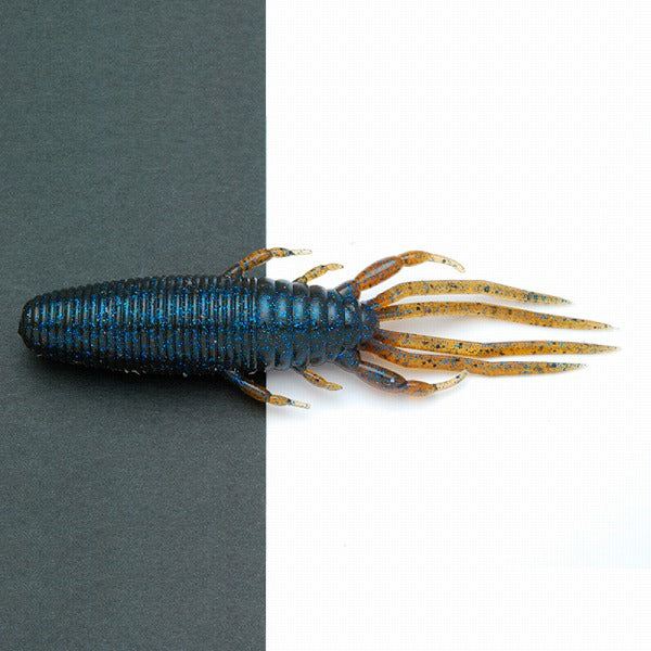 RAID JAPAN Worm Buggy Claw D Cinnamon Blue Flake