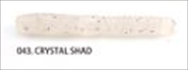 RAID JAPAN FAT WHIP 3 inch Crystal Shad