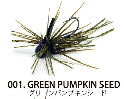 RAID JAPAN Egudama Type-LEVEL 2.5g Green Pumpkin Seed