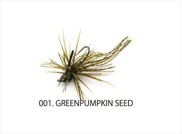 RAID JAPAN E-DAMA COVER 2.3g Green Pumpkin Seed