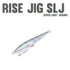 Rise Japan #RJ01 RISE JIG Super Light Jigging SLJ 125g Silver