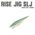 Rise Japan #RJ04 RISE JIG Super Light Jigging SLJ 125g Green Gold