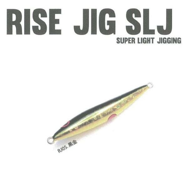 Rise Japan #RJ05 RISE JIG Super Light Jigging SLJ 125g Black Gold